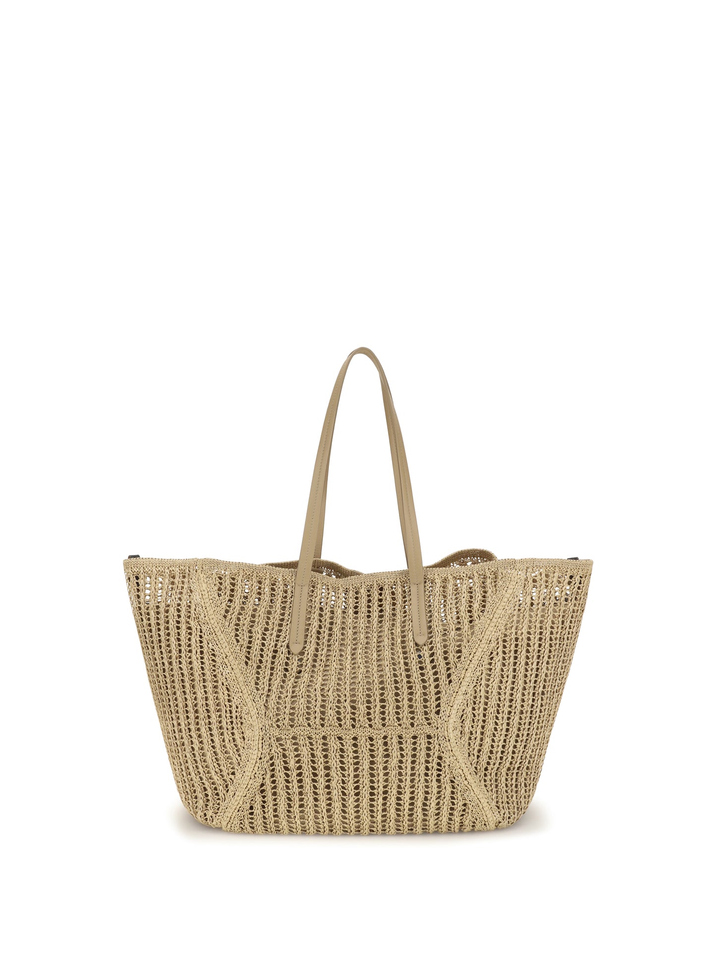 Brunello Cucinelli Women Bc Duo Shoulder Bag In Raffia BRUNELLO CUCINELLI