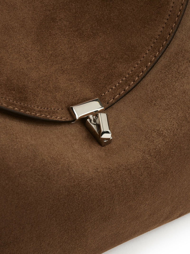 Toteme Women T-Lock Suede Top Handle TOTEME