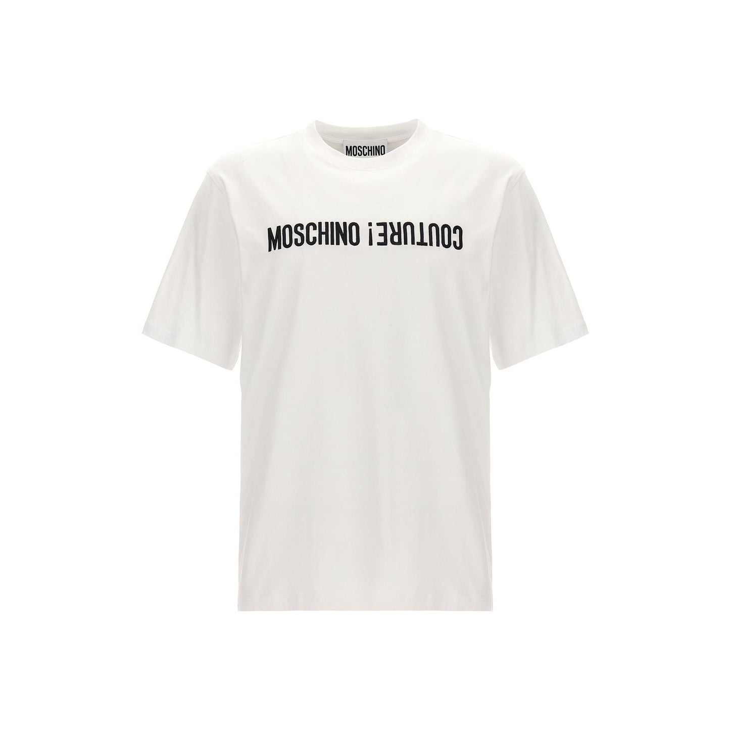 Moschino Upside Down Logo T-Shirt Men MOSCHINO
