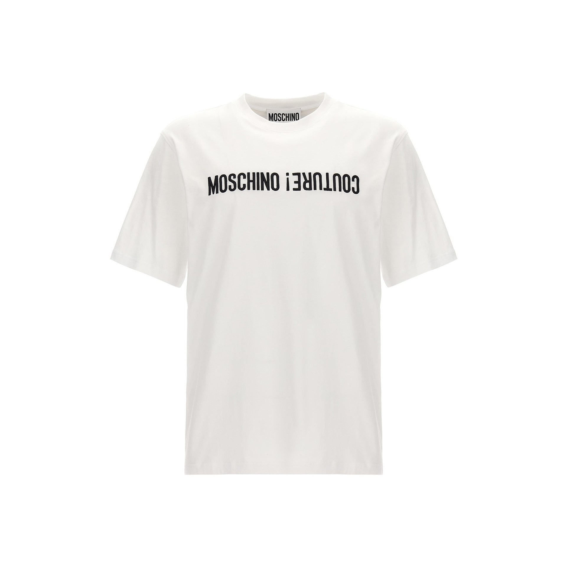Moschino Upside Down Logo T-Shirt Men MOSCHINO