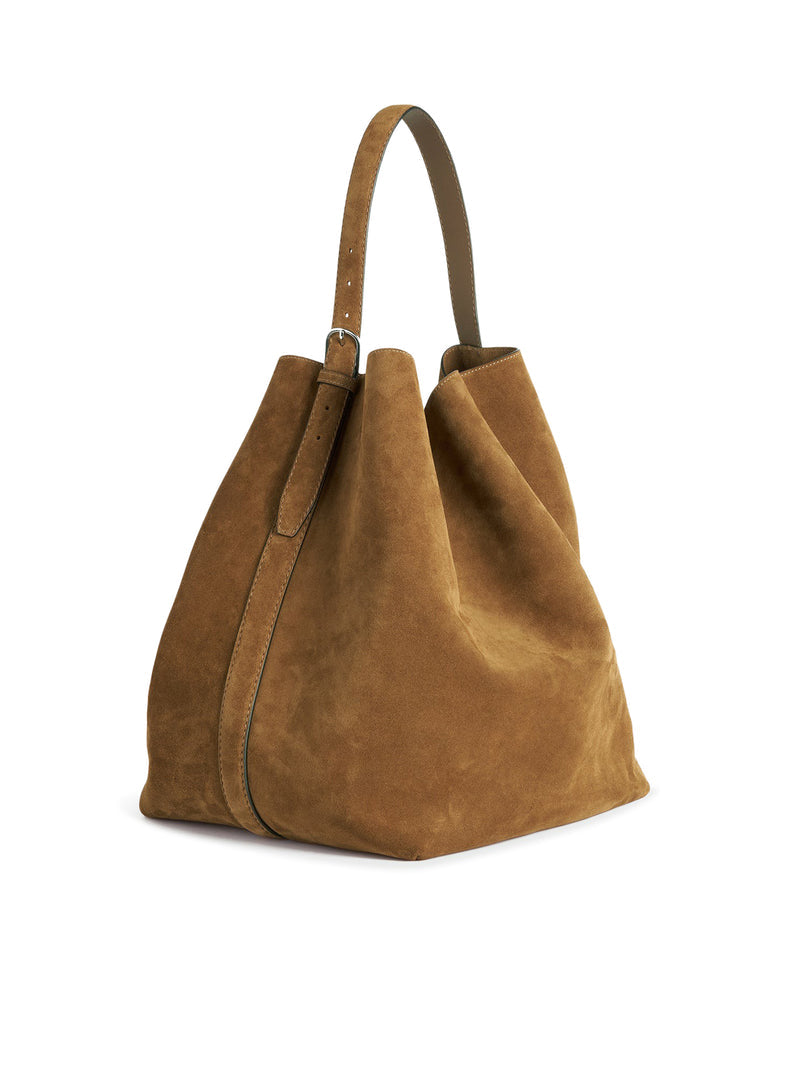 Toteme Women Belteg Tote Suede Bag TOTEME
