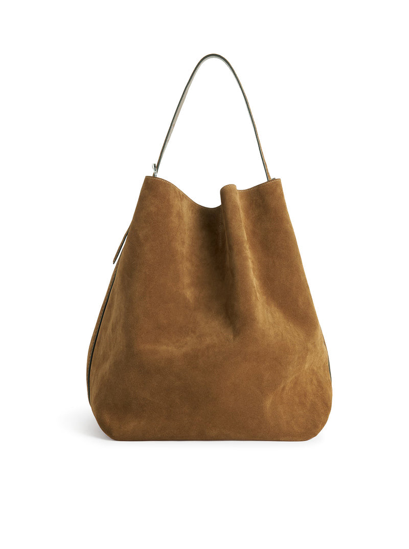 Toteme Women Belteg Tote Suede Bag TOTEME