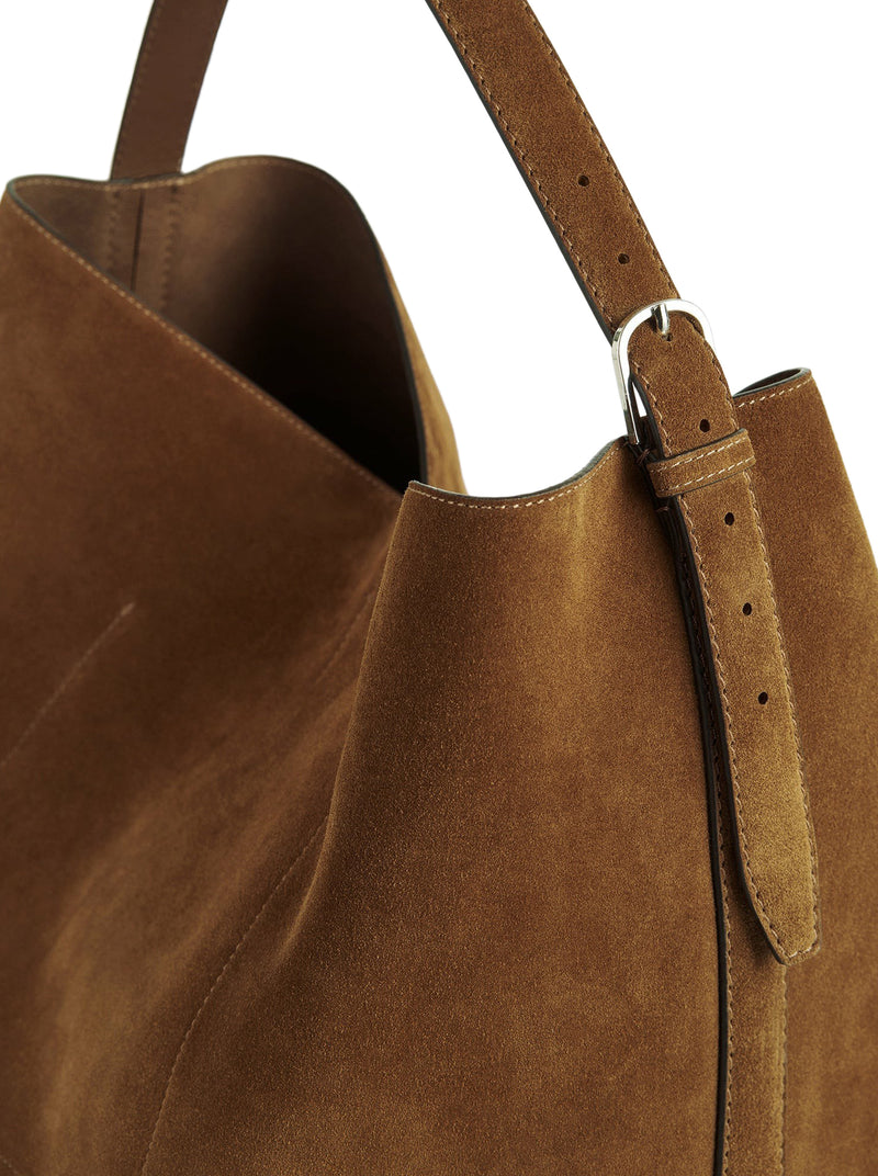 Toteme Women Belteg Tote Suede Bag TOTEME