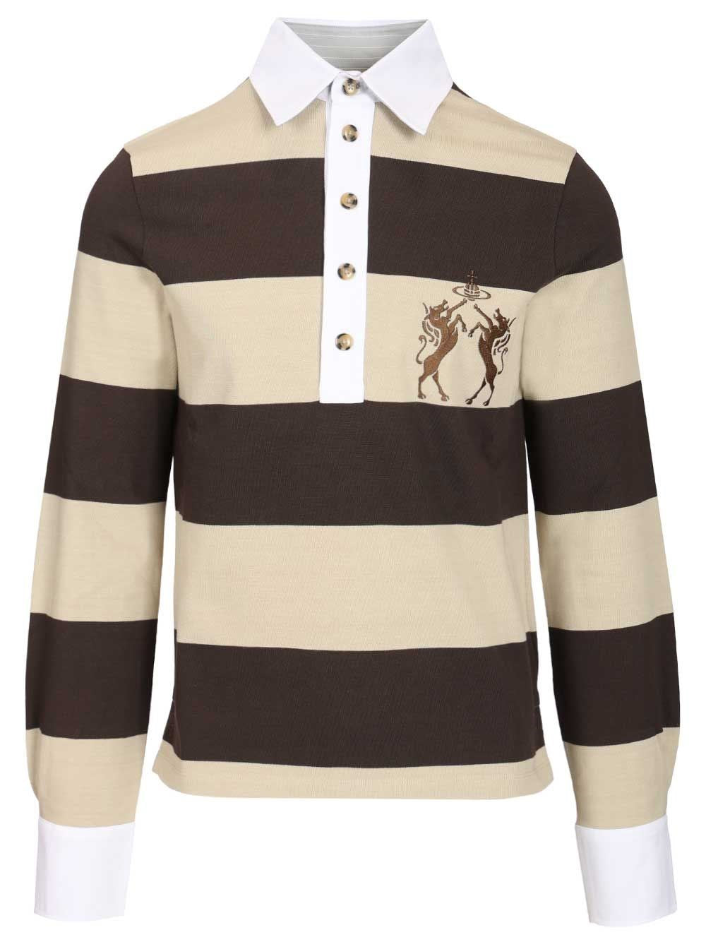 Vivienne Westwood Men Rugby Polo Shirt VIVIENNE WESTWOOD