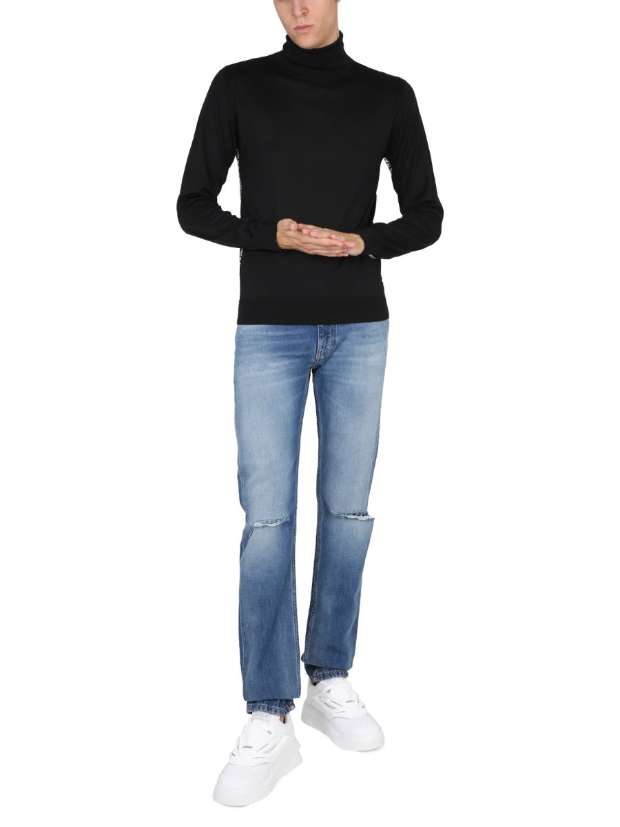Versace Men Jeans Con Patch Logo VERSACE