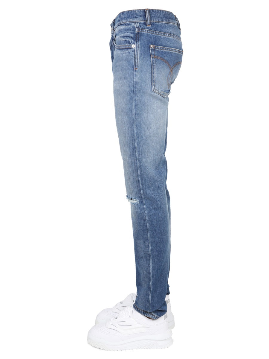 Versace Men Jeans Con Patch Logo VERSACE