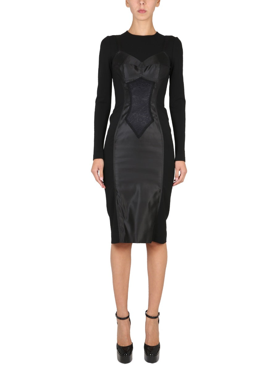 Dolce & Gabbana Women Sequin Midi Dress DOLCE & GABBANA