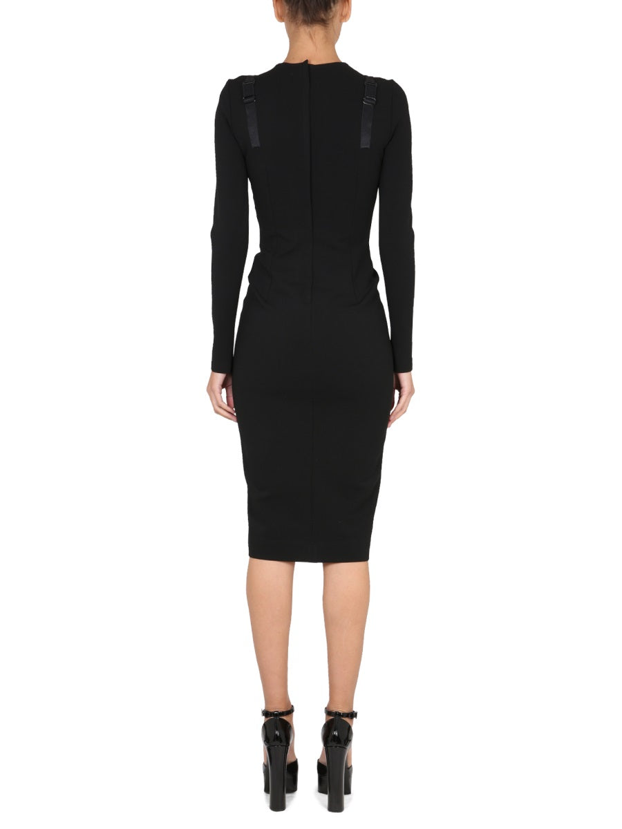 Dolce & Gabbana Women Sequin Midi Dress DOLCE & GABBANA