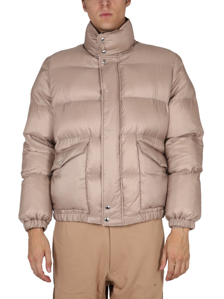 Alexander Mcqueen Men Graffiti Logo Print Down Jacket ALEXANDER MCQUEEN
