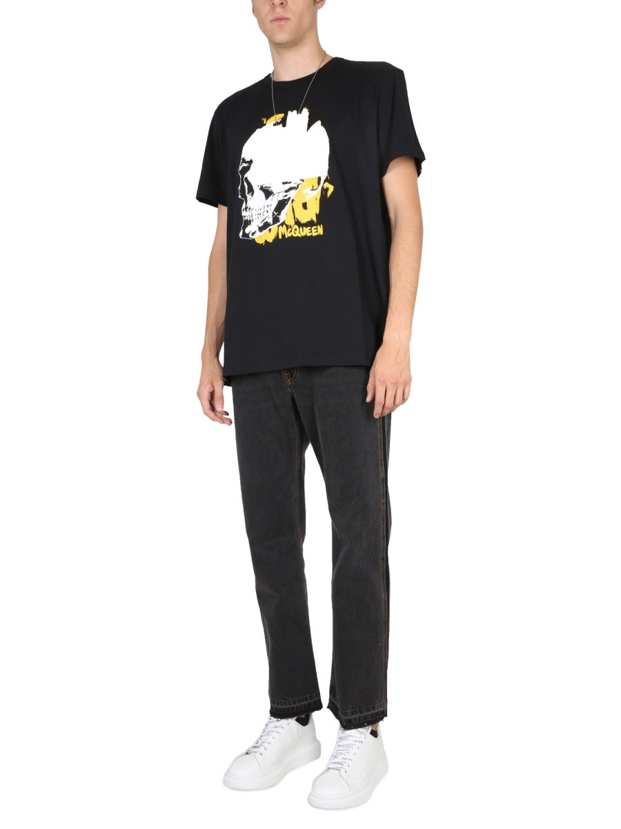 Alexander Mcqueen Men Raw Cut Jeans ALEXANDER MCQUEEN