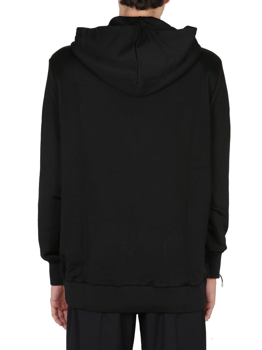 Alexander Mcqueen Men Sweatshirt With Atelier Print ALEXANDER MCQUEEN