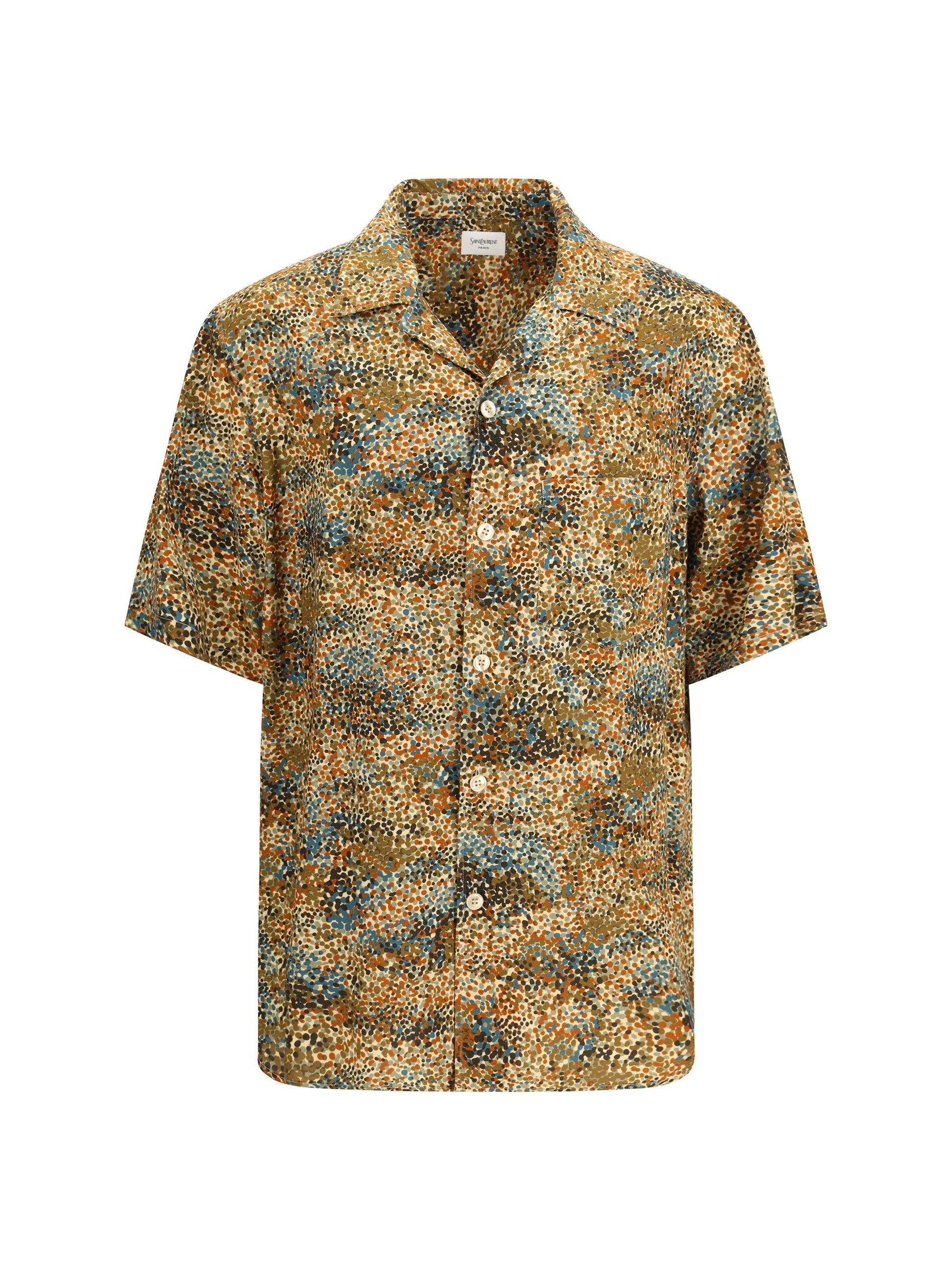 Saint Laurent Men All-Over Print Boxy Shirt SAINT LAURENT