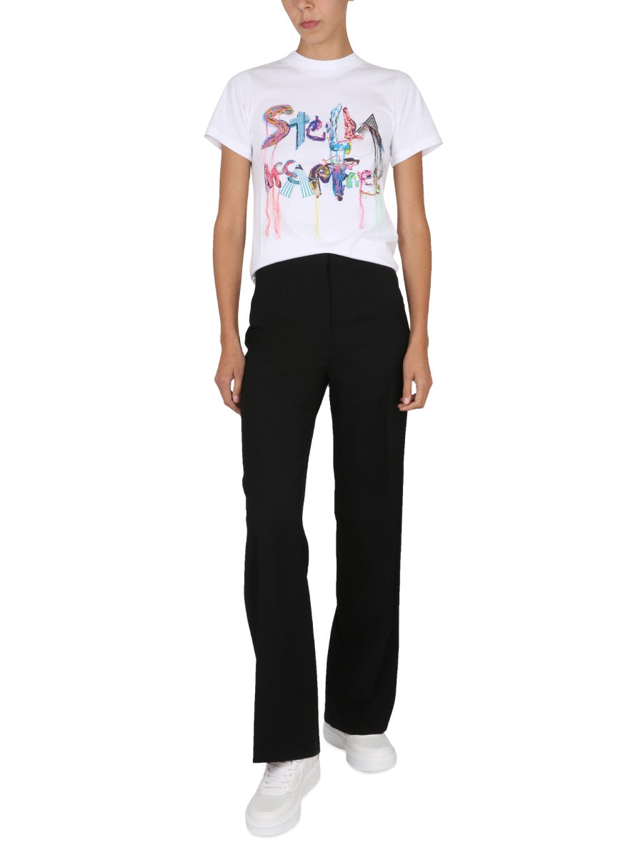 Stella Mccartney Women Logo Print T-Shirt STELLA MCCARTNEY