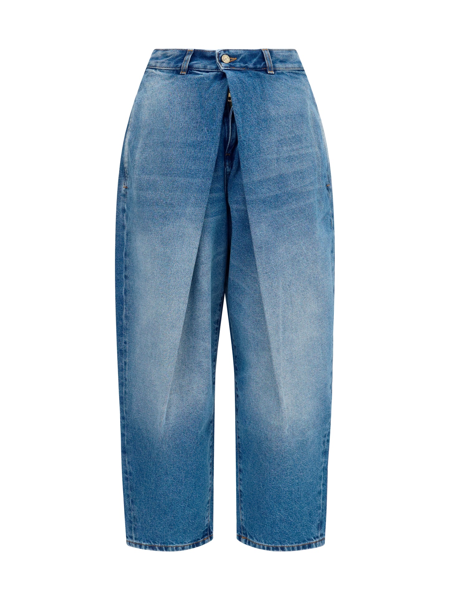 Balmain Women Barrel Denim Jeans BALMAIN