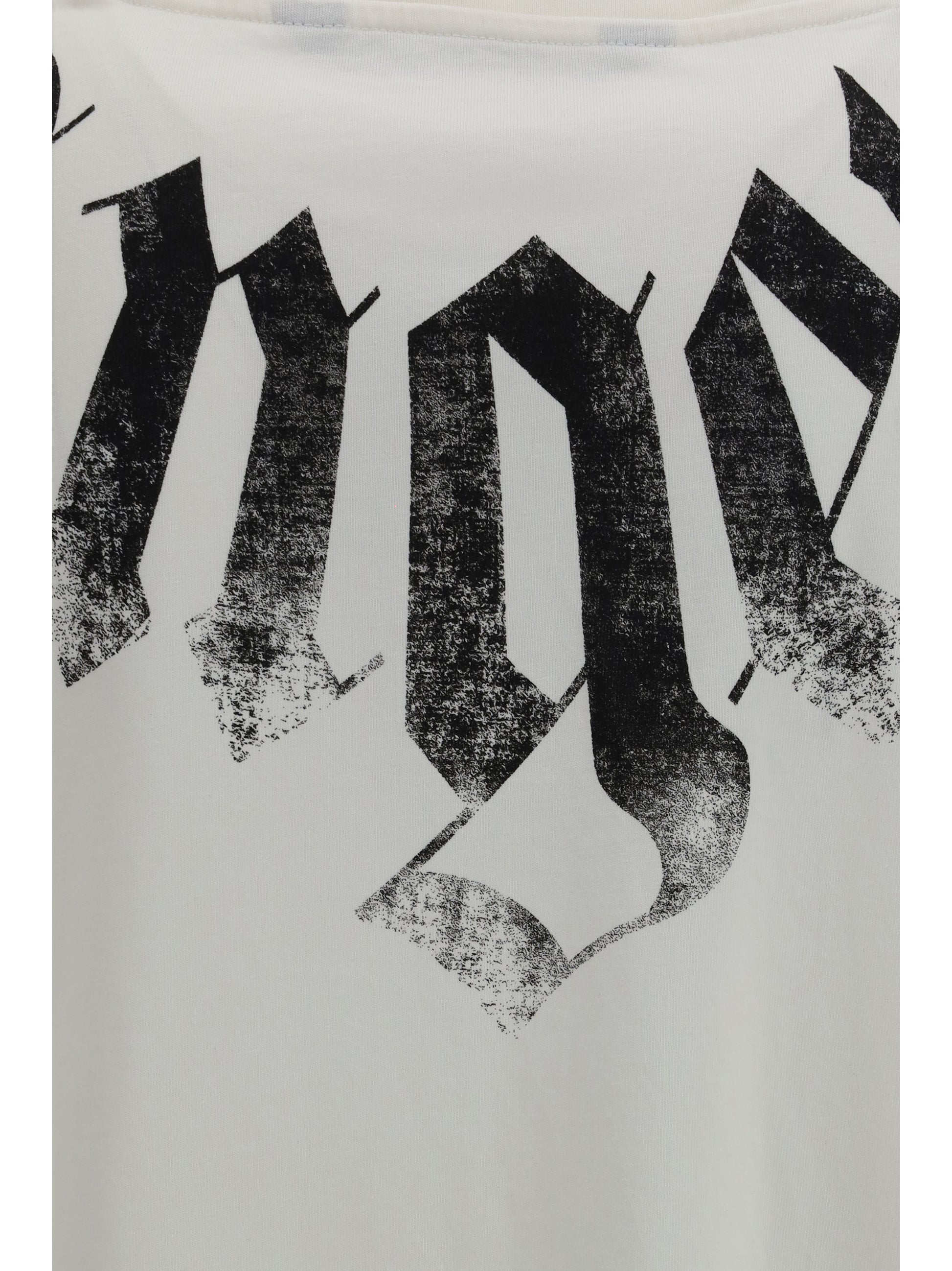 Palm Angels Men Big Neck Logo T-Shirt PALM ANGELS