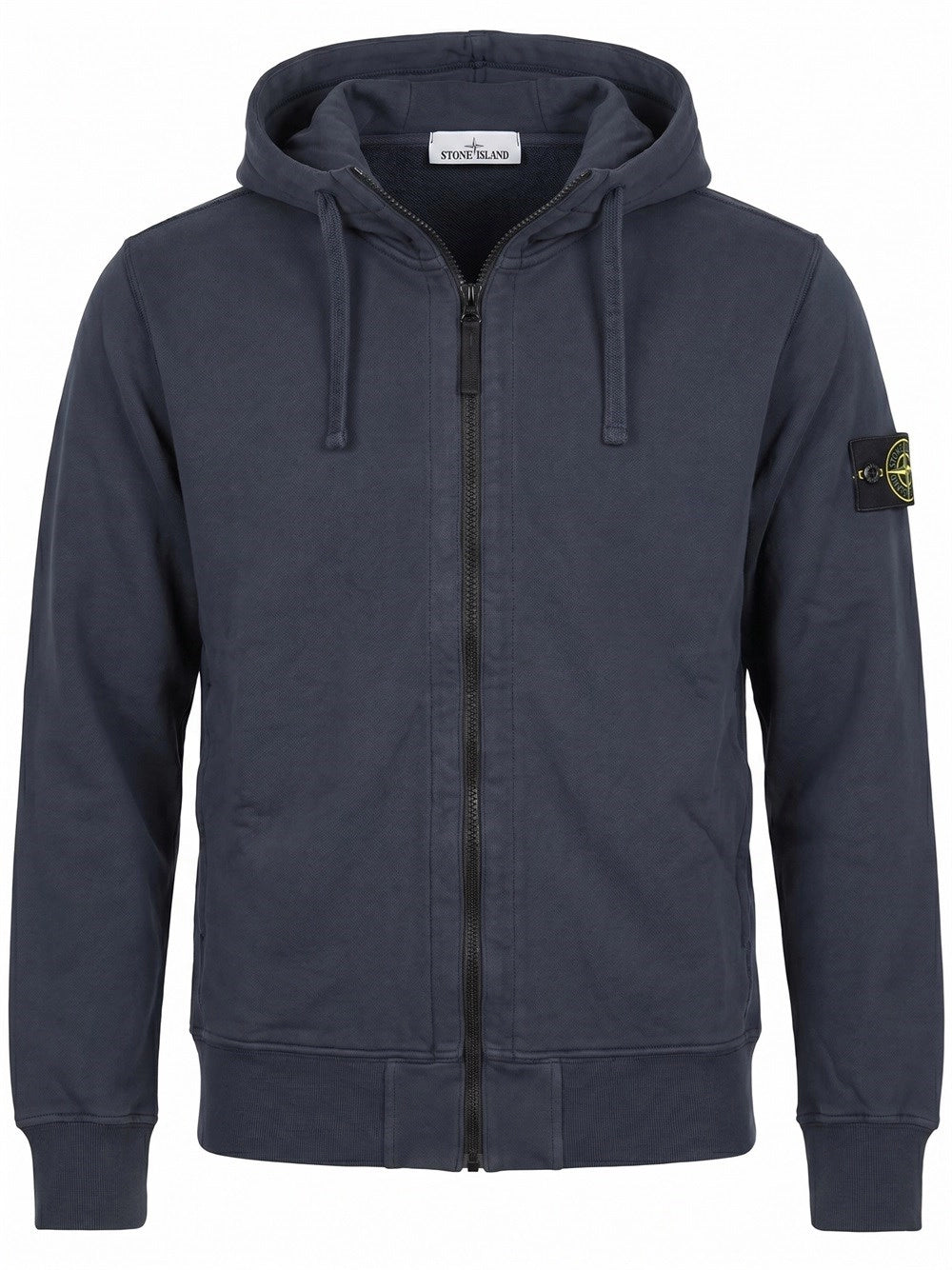 Stone Island Men Organic Cotton Fleece Hoodie Sweatshirt STONE ISLAND