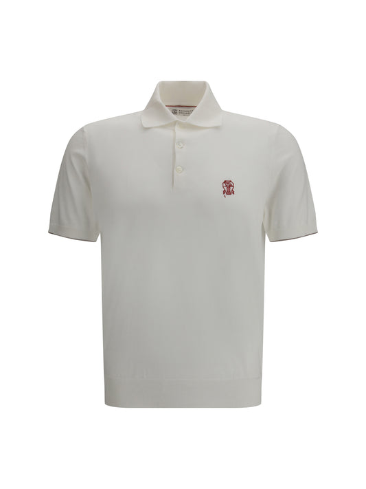 Brunello Cucinelli Men Short-Sleeved Polo BRUNELLO CUCINELLI