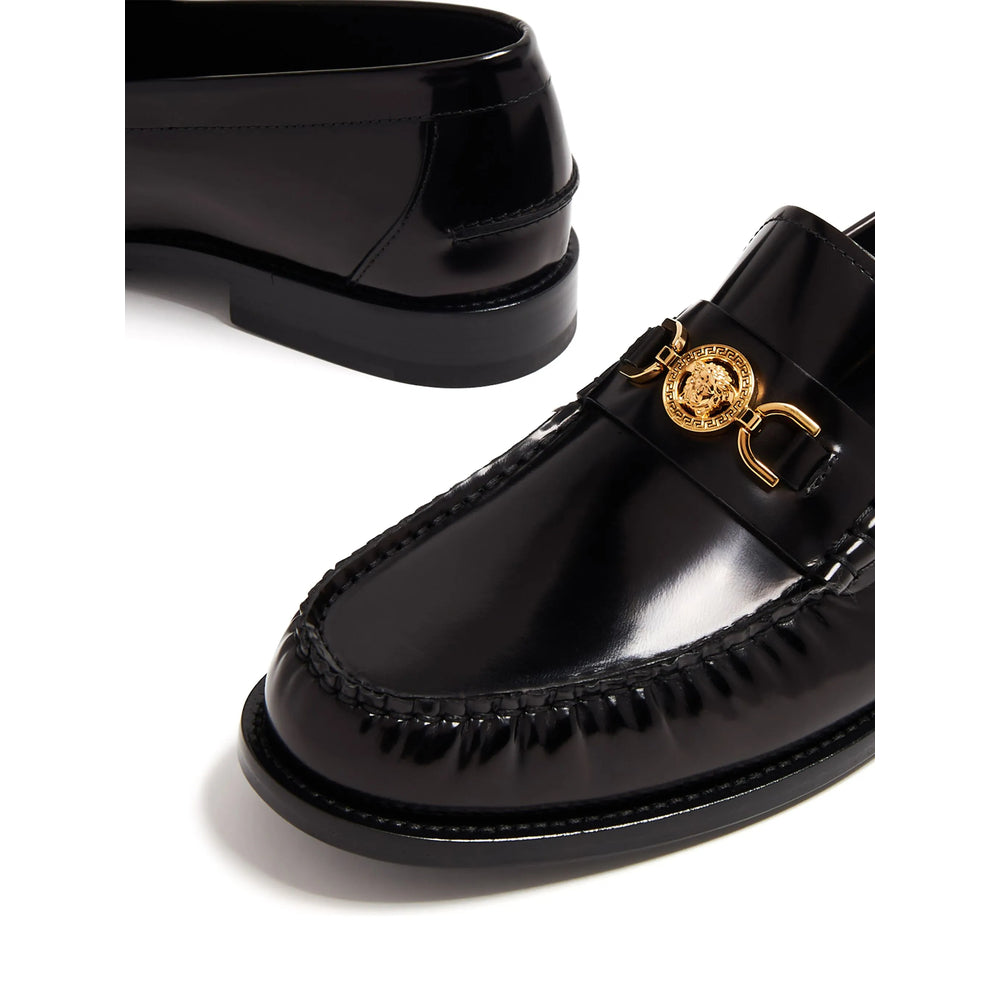 Versace Black Loafers Men VERSACE