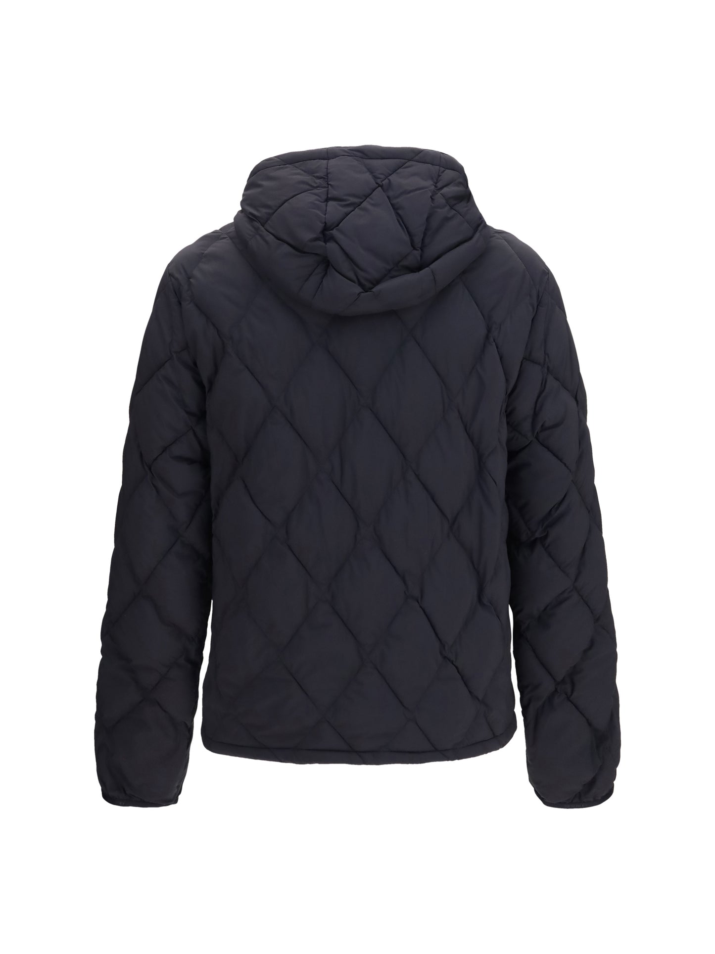 Burberry Men Doversgreen Nylon Down Jacket With Check Stitching BURBERRY