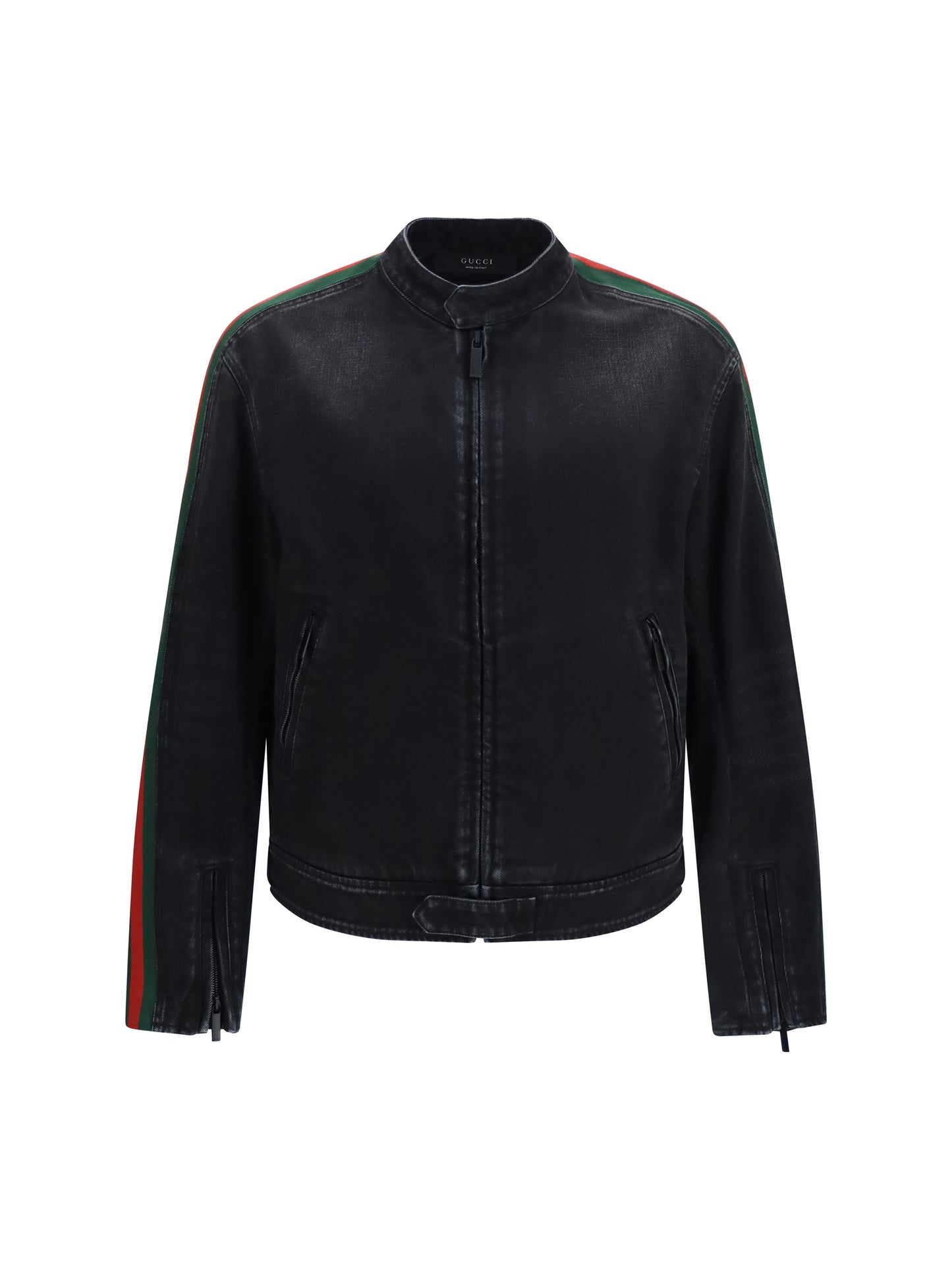 Gucci Men Cotton Denim Biker Jacket GUCCI