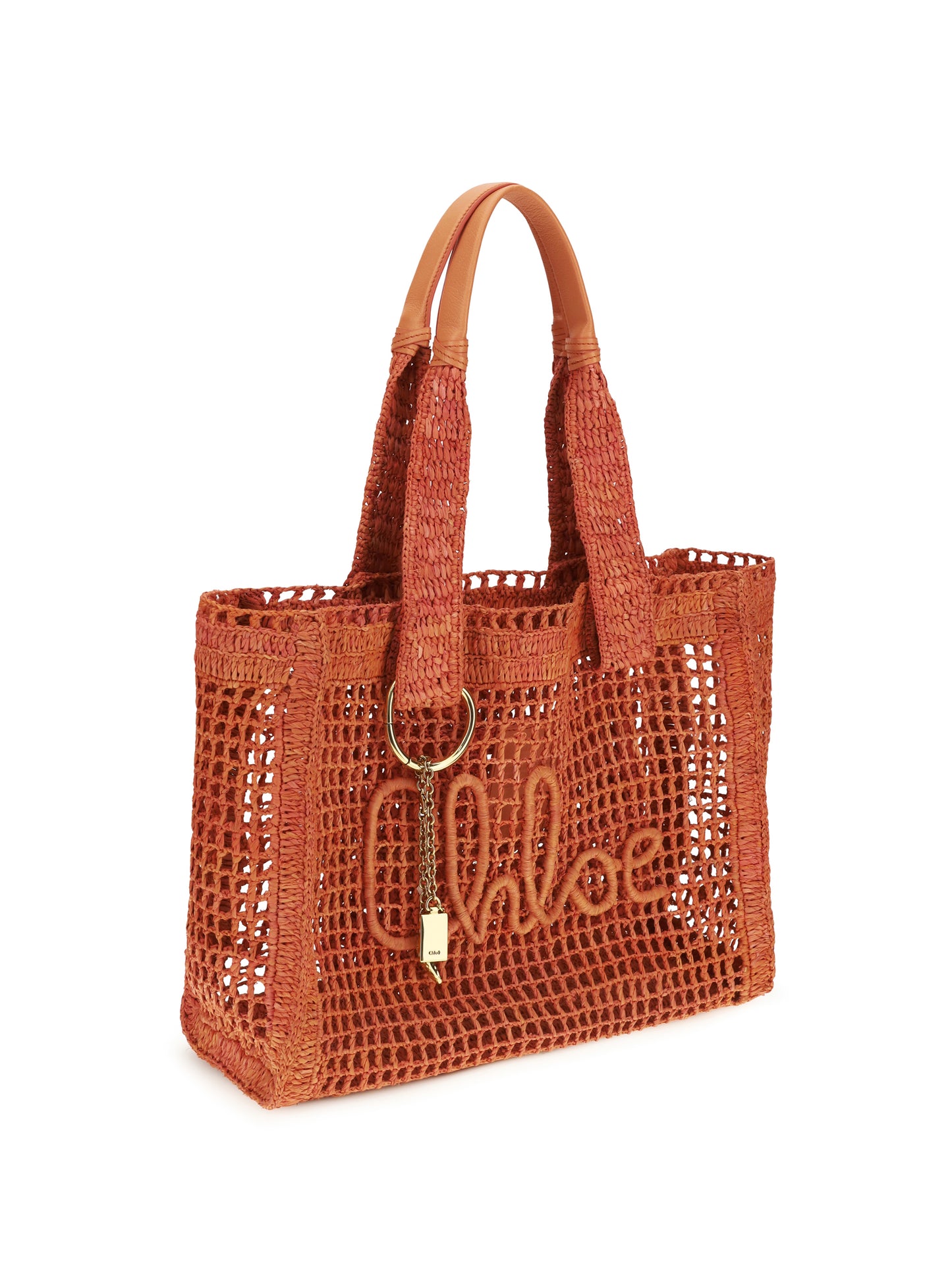 Chloé Women East-West Summer Banana Raffia Tote Bag CHLOE