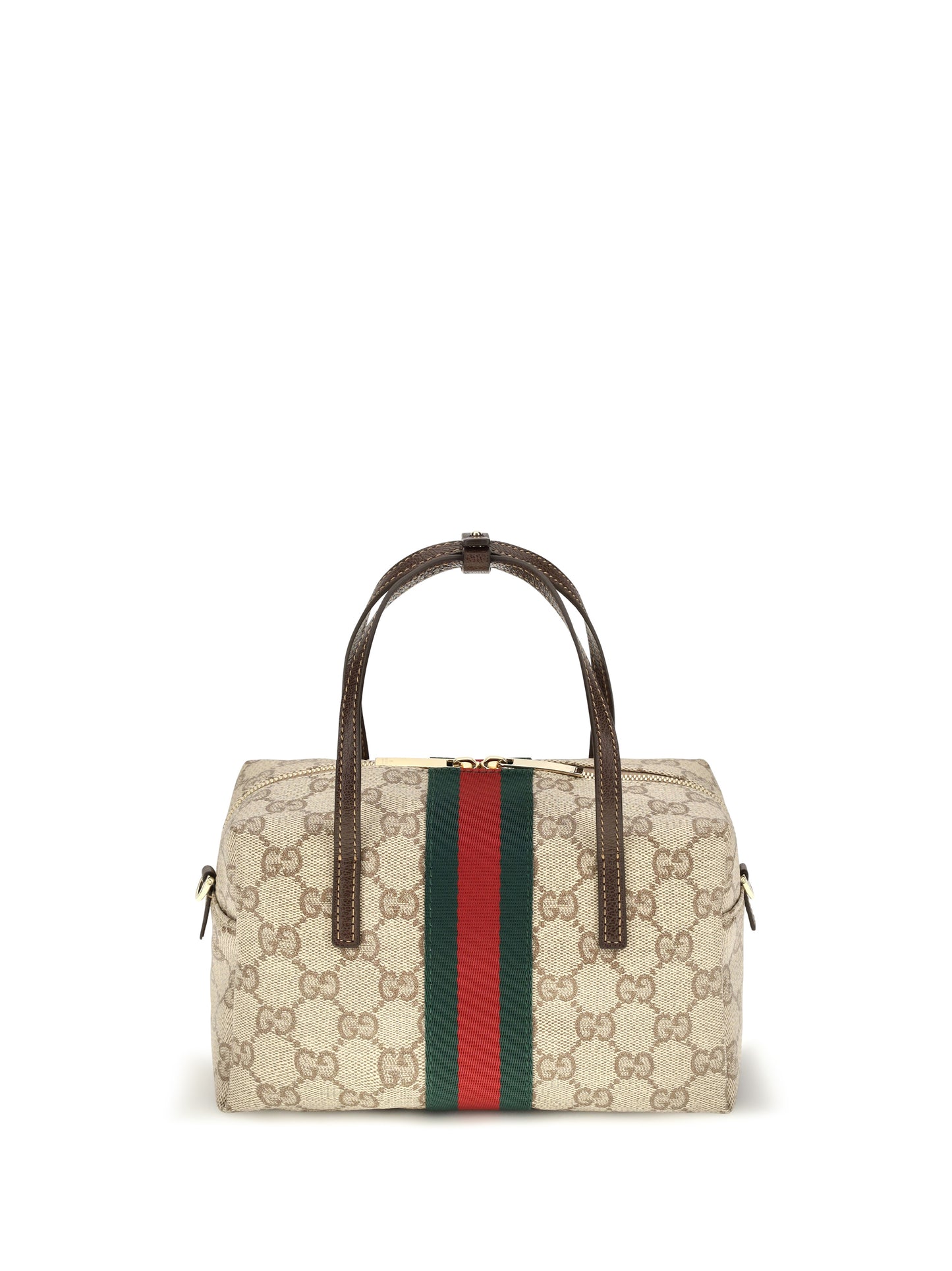 Gucci Women Mini Boston Handbag With Web Stripe GUCCI