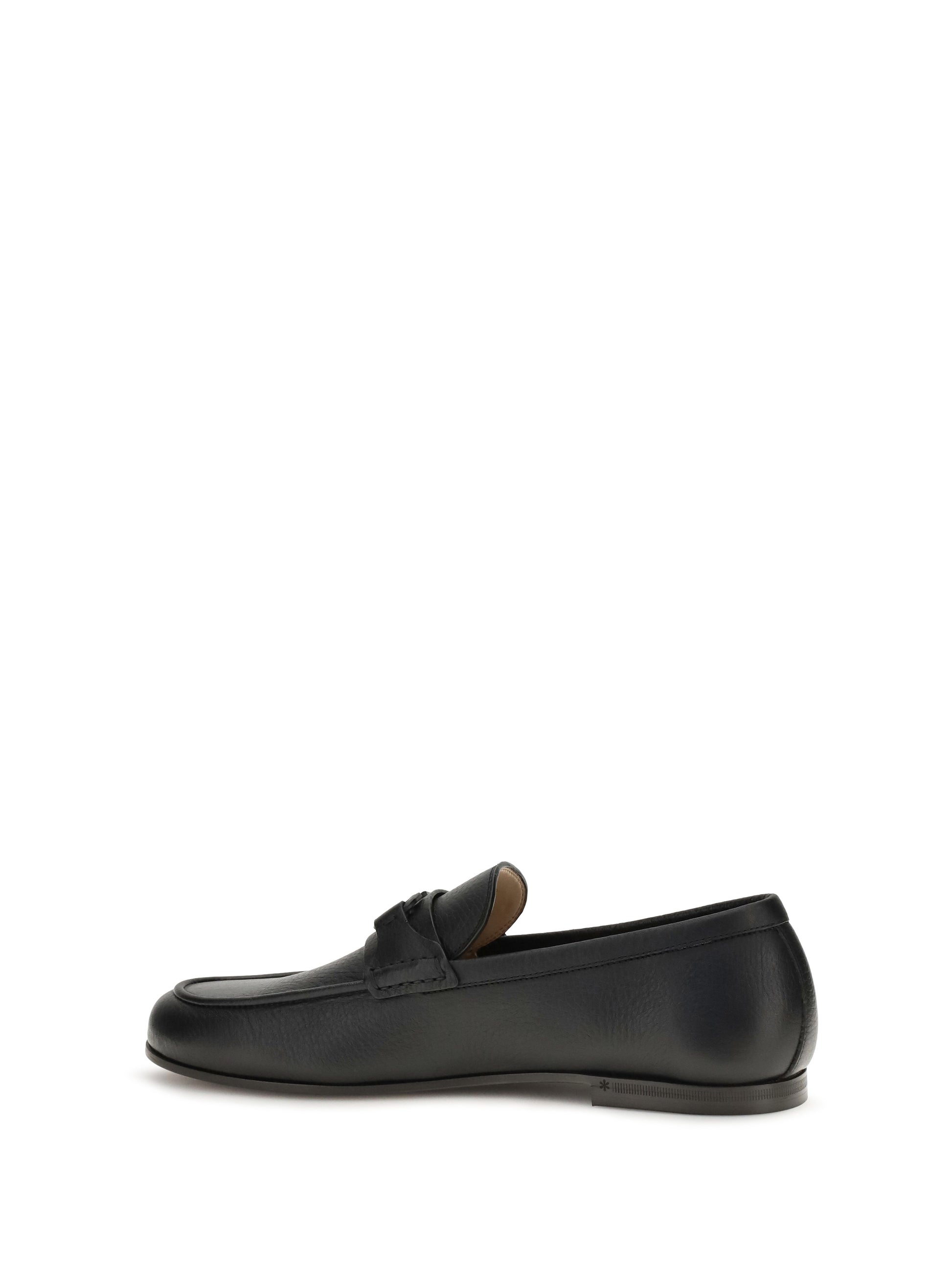 Valentino Garavani Men Vlogo Signature Loafers In Deer Leather VALENTINO GARAVANI