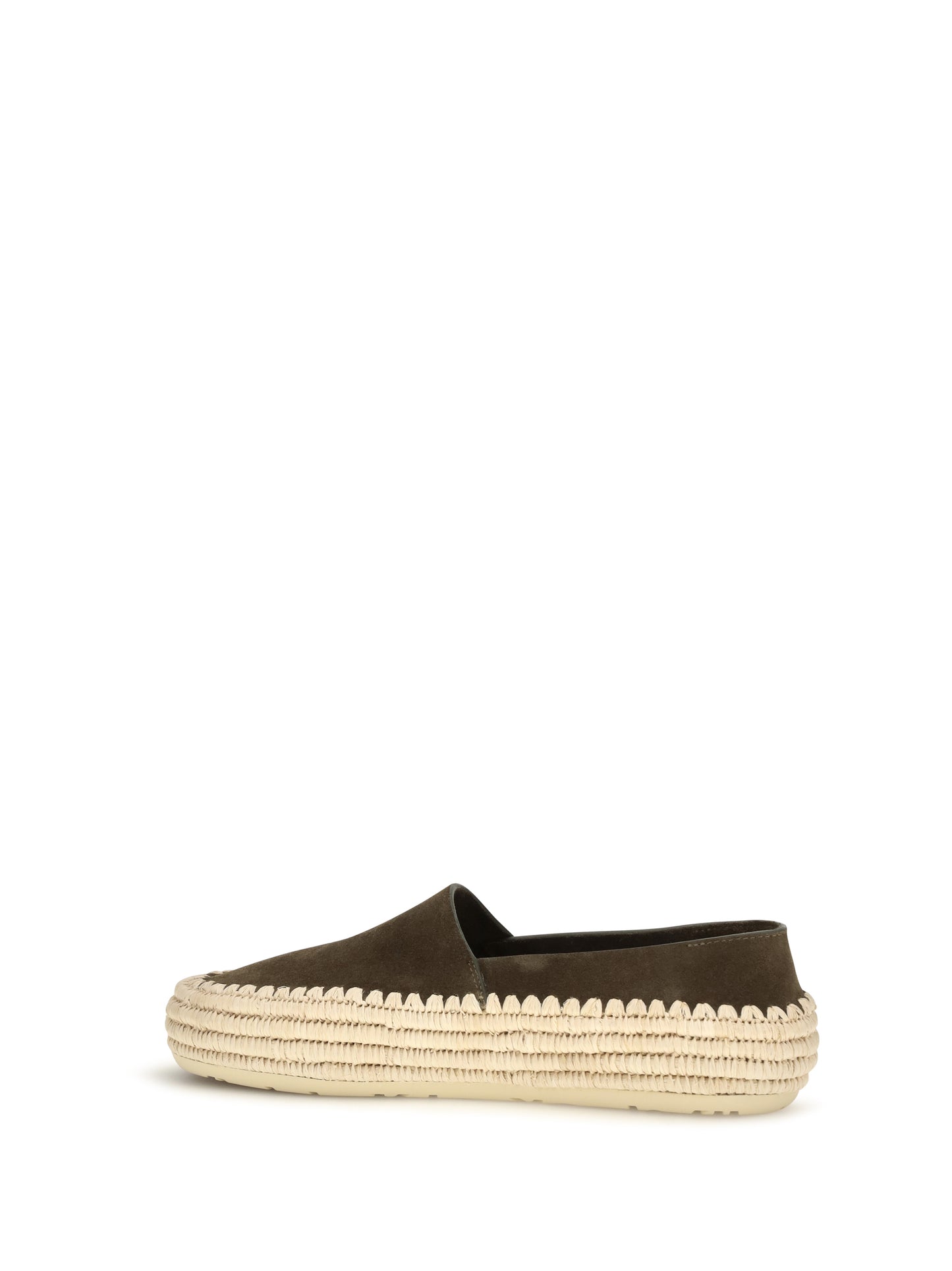 Loewe Women Rio Suede And Raffia Espadrillas LOEWE