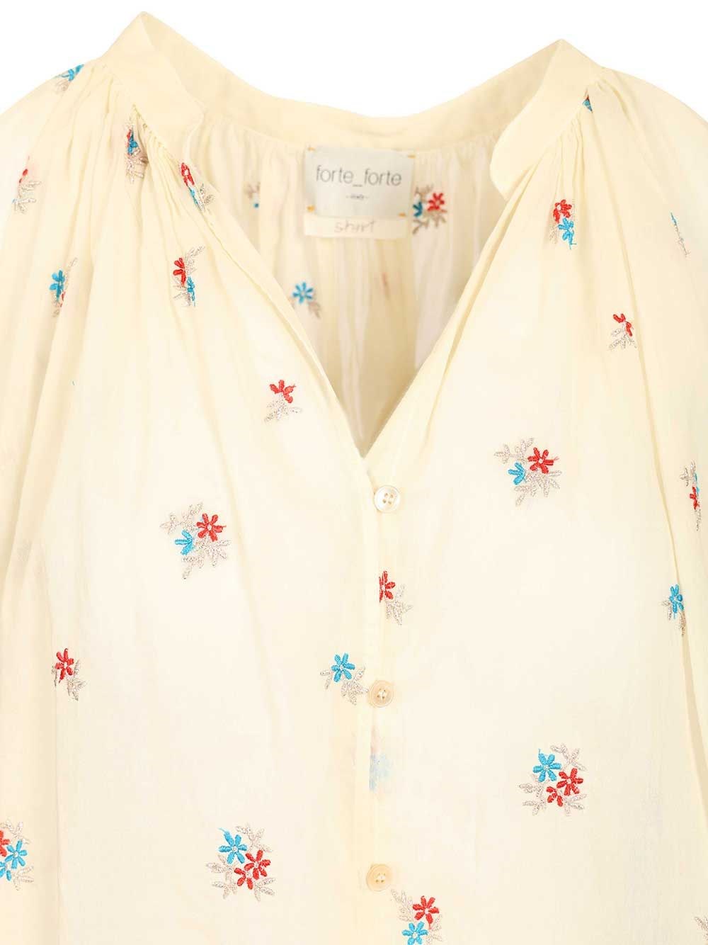 Forte_Forte Women Camicia Bohemienne Voile Ricamo Petite Fleur FORTE FORTE