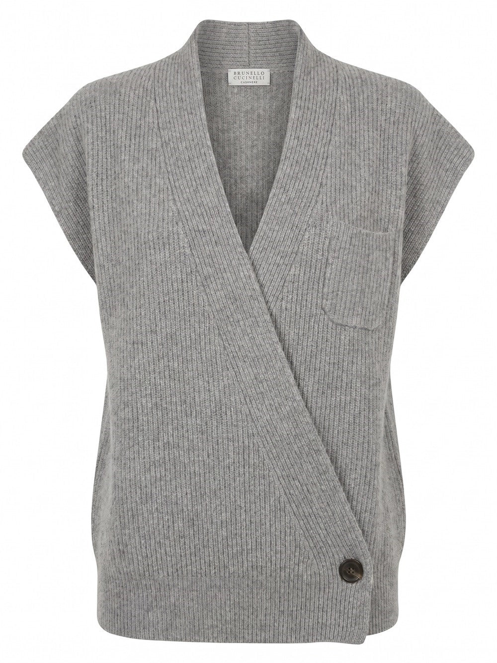 Brunello Cucinelli Women Cashmere Knitted Vest BRUNELLO CUCINELLI