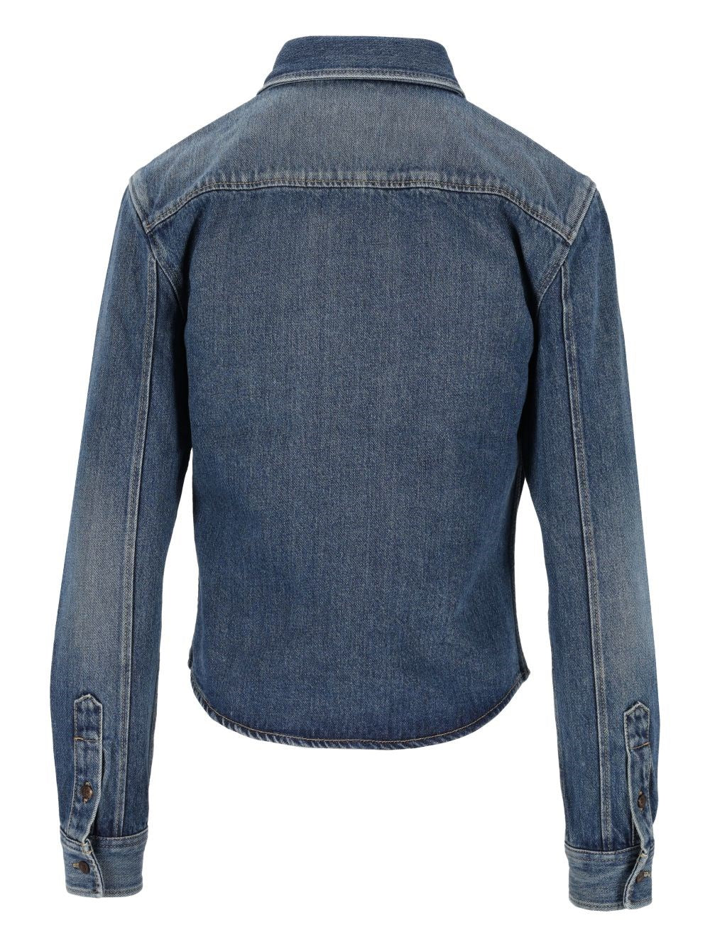 Saint Laurent Women Denim Shirt SAINT LAURENT