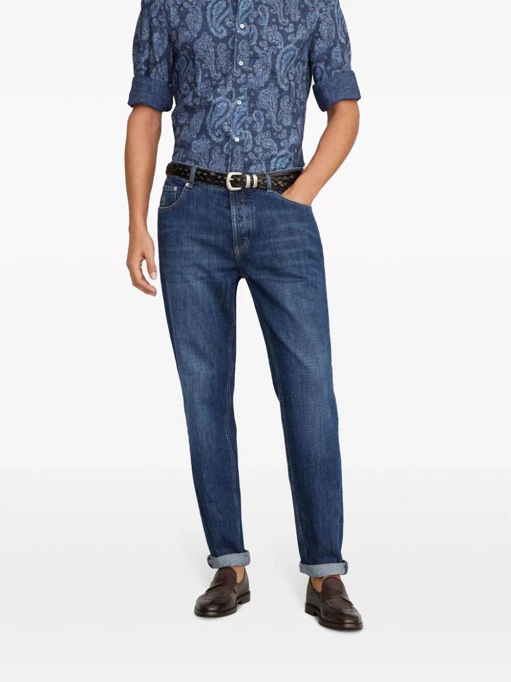 Brunello Cucinelli Men Lightweight Denim Pants BRUNELLO CUCINELLI