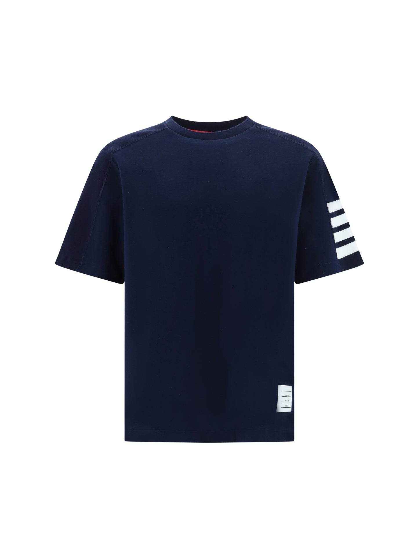 Thom Browne Men T-Shirt With Horizontal Bands THOM BROWNE