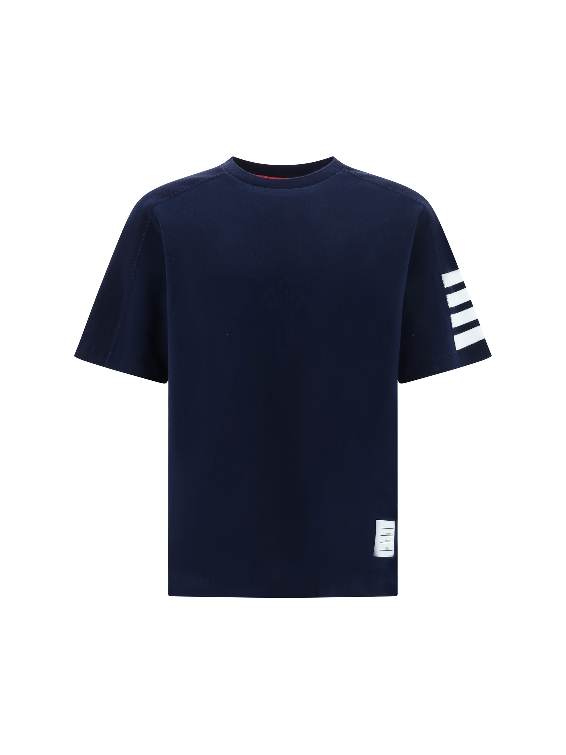 Thom Browne Men T-Shirt With Horizontal Bands THOM BROWNE