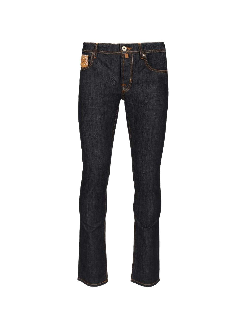Jacob Cohen Men 5 Pkt Slim Fit Bard V1 11 Oz Blu Salpa Beige