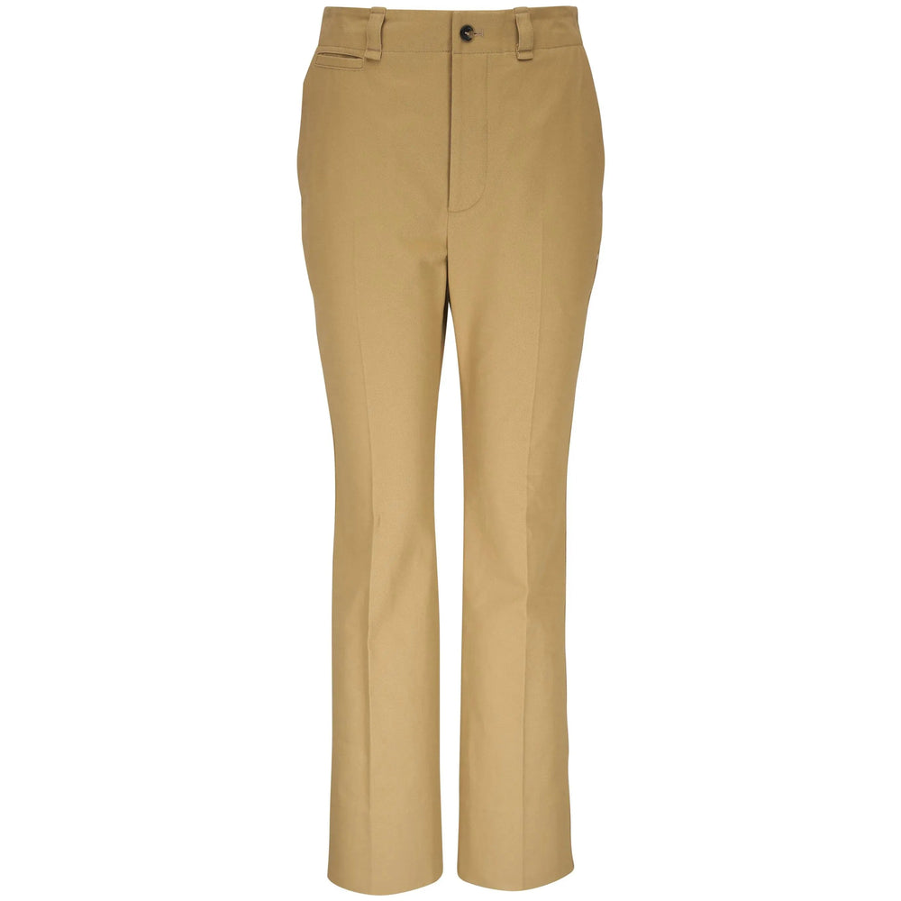 Saint Laurent Neutrals Trousers - Straight Trousers Women SAINT LAURENT