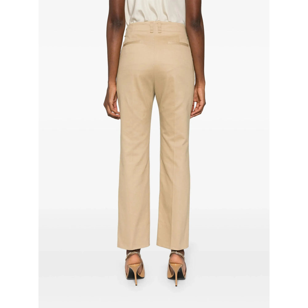 Saint Laurent Neutrals Trousers - Straight Trousers Women SAINT LAURENT