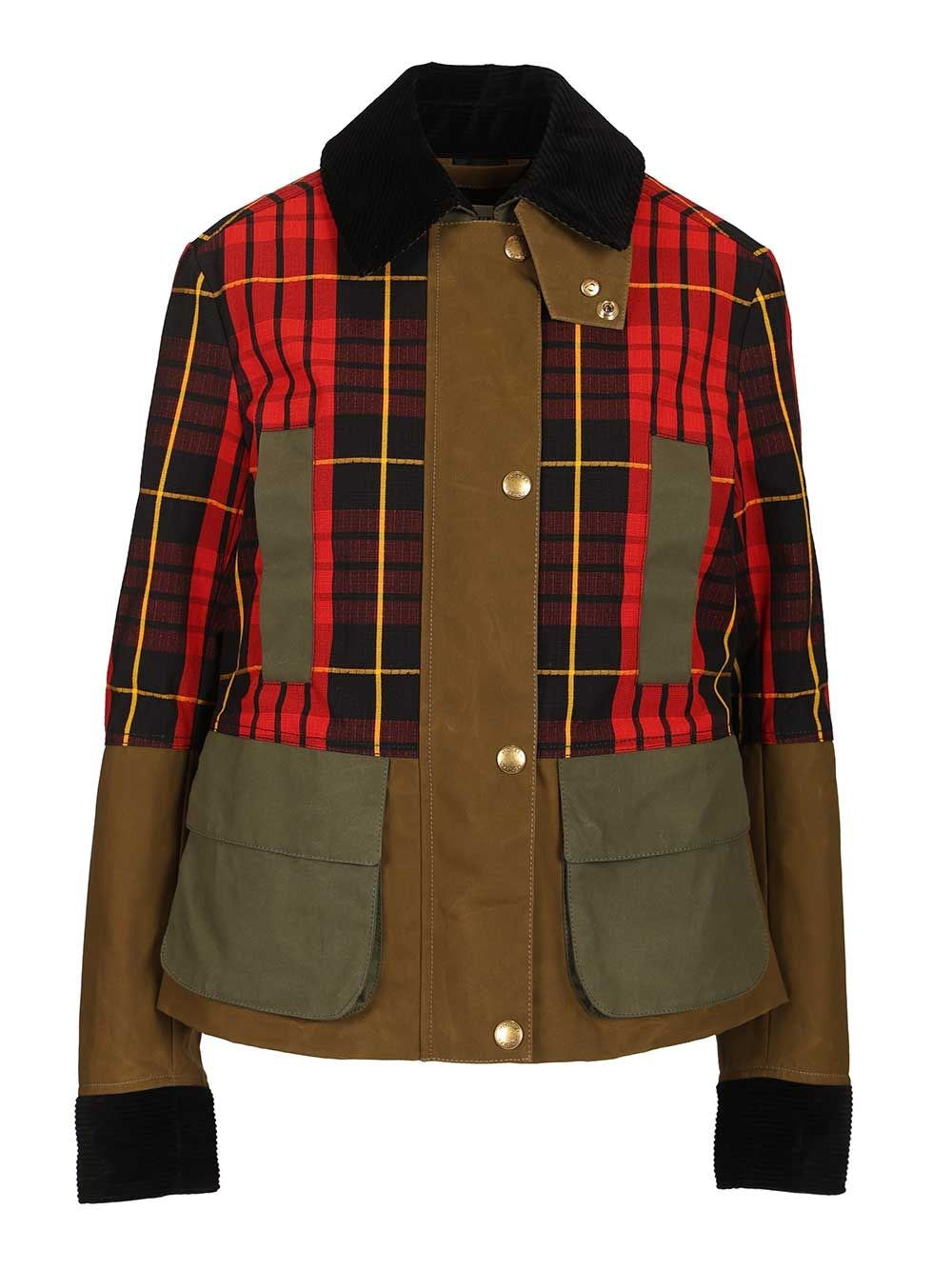 Mcqueen Women Tartan Ripstop Jacket ALEXANDER MCQUEEN