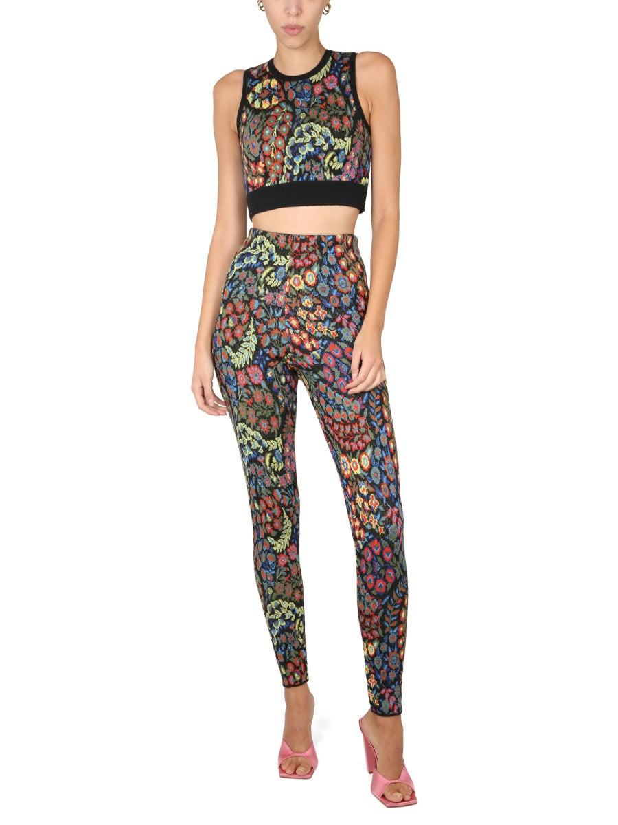 Etro Women Jacquard Wool Blend Top And Leggings ETRO