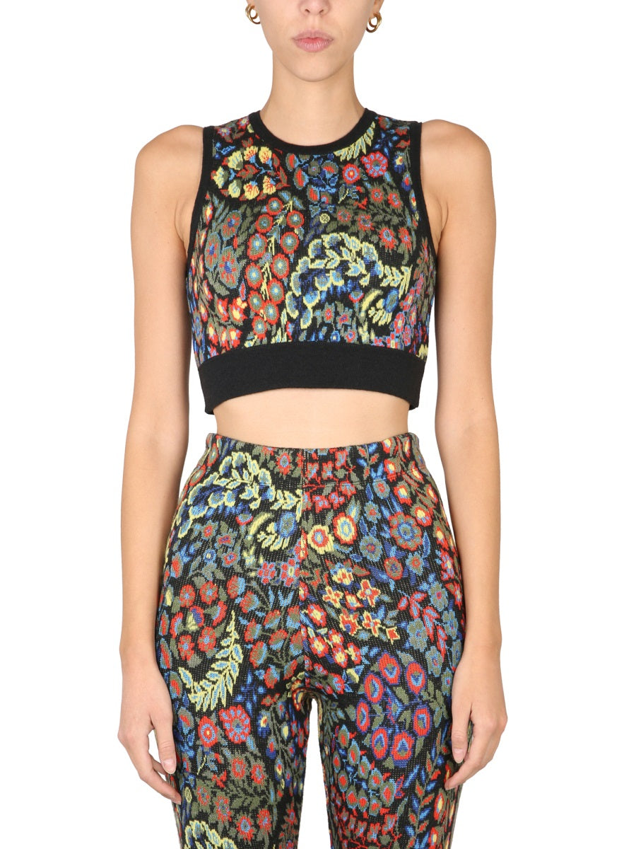 Etro Women Jacquard Wool Blend Top And Leggings ETRO