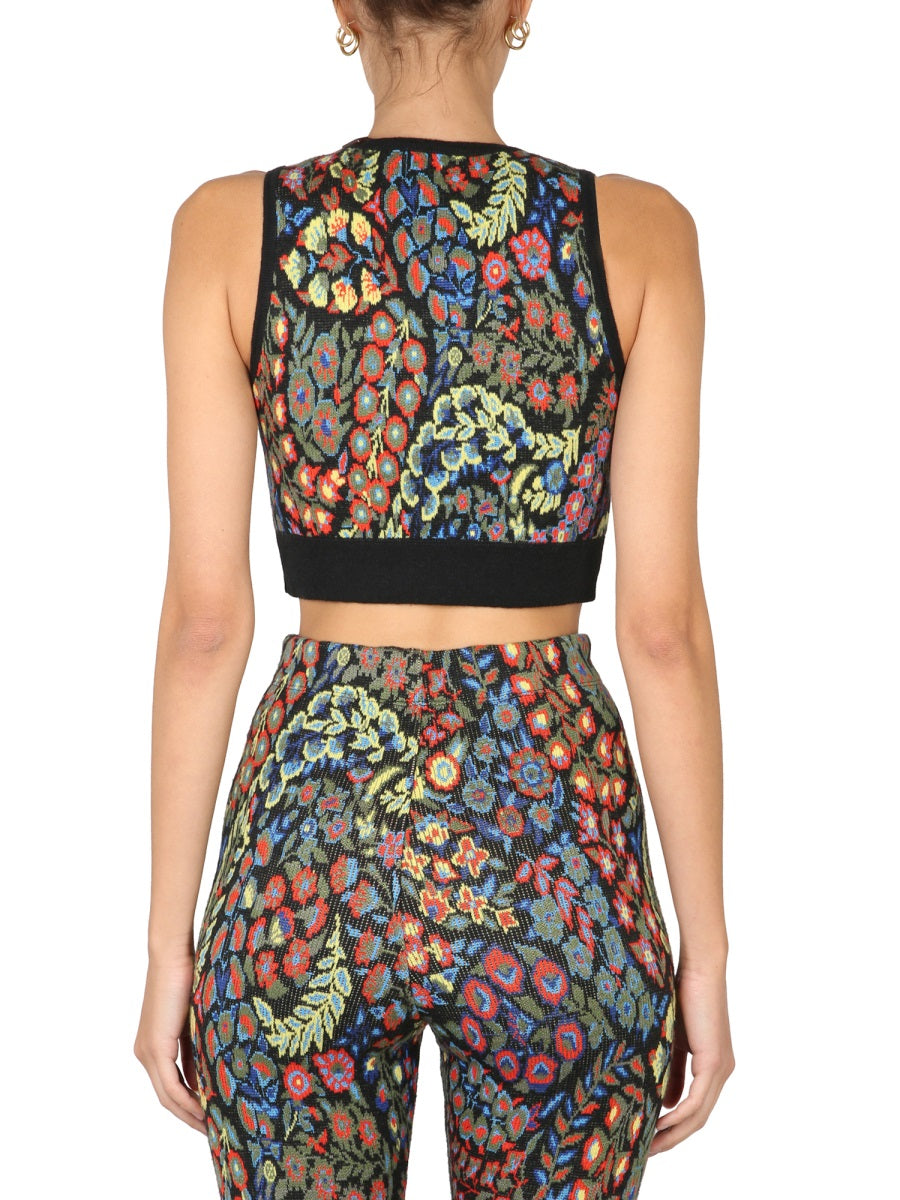 Etro Women Jacquard Wool Blend Top And Leggings ETRO