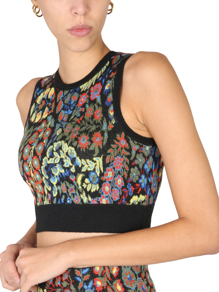 Etro Women Jacquard Wool Blend Top And Leggings ETRO