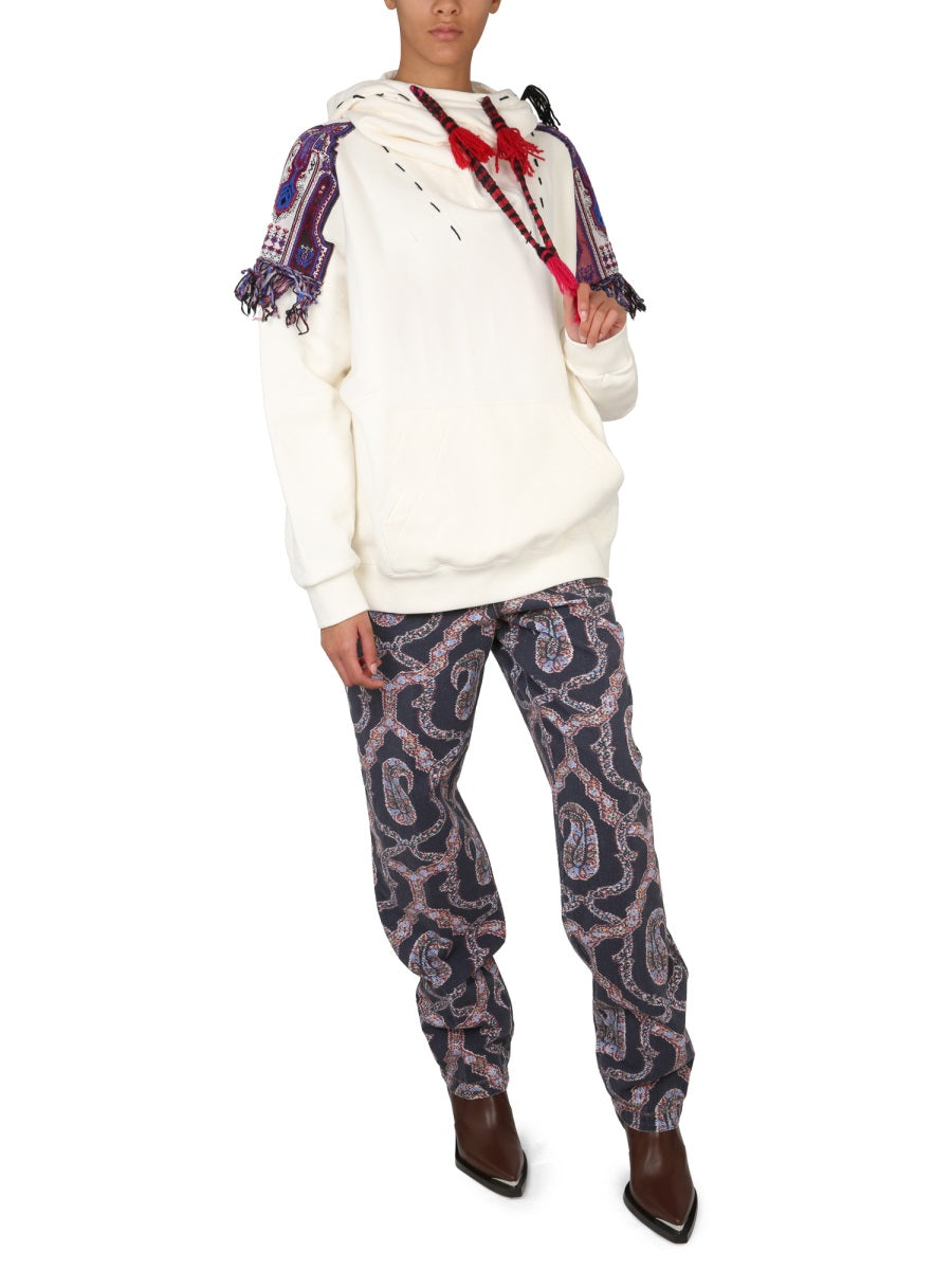 Etro Women Paisley Denim Pants