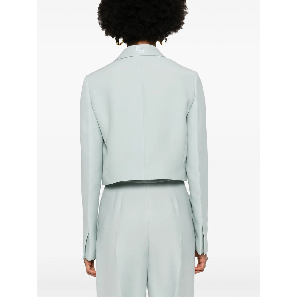 Fendi Blue Jackets - Blazers Women FENDI