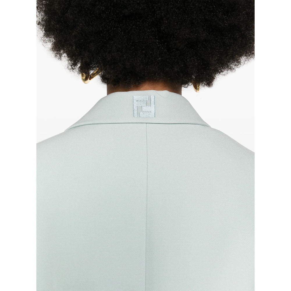 Fendi Blue Jackets - Blazers Women FENDI