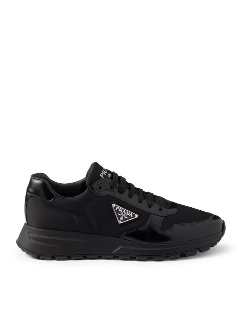 Prada Men Prax 01 Sneakers In Re-Nylon And Brushed Leather PRADA