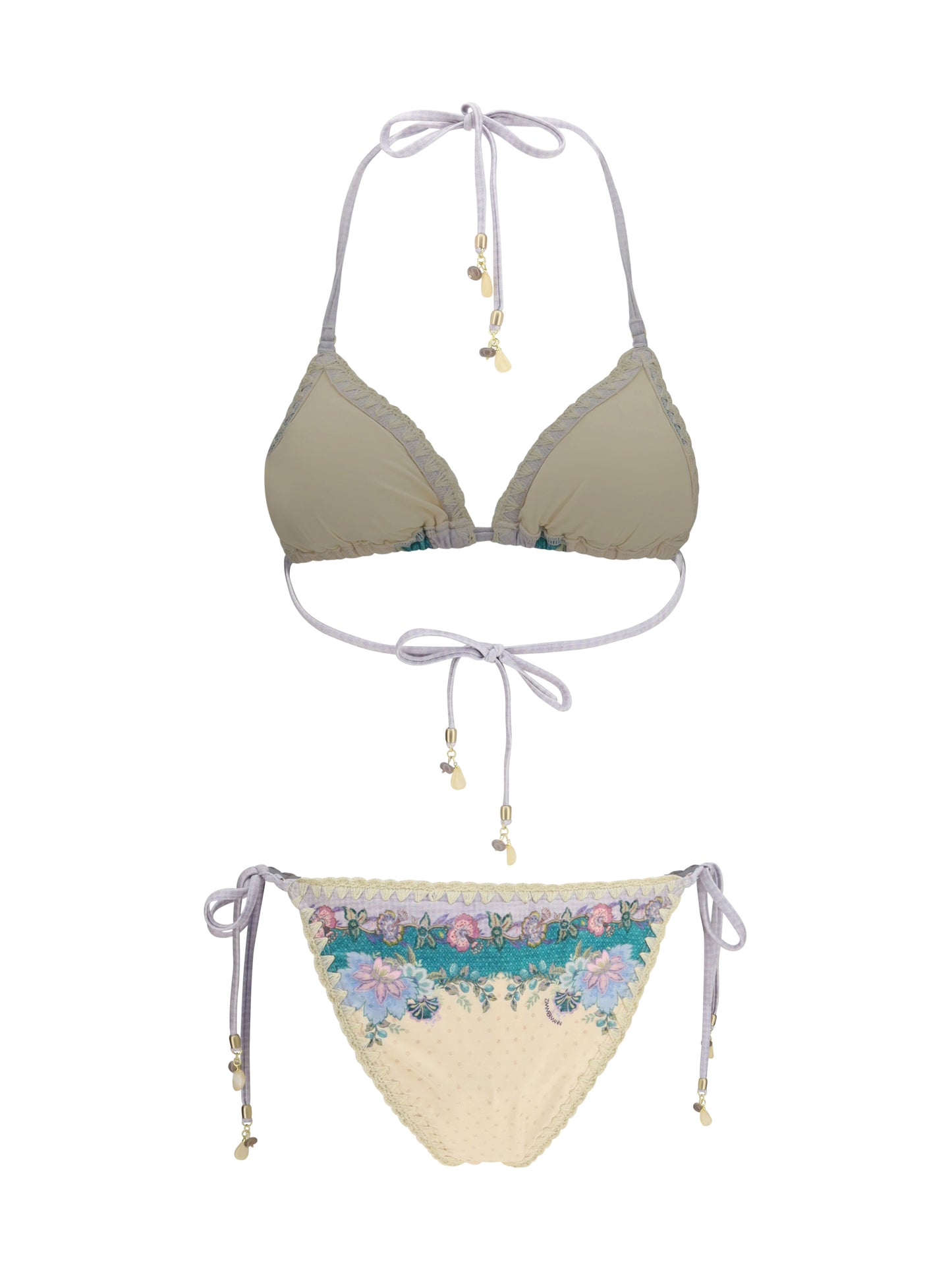 Zimmermann Women Indra Crochet Detail Bikini ZIMMERMANN