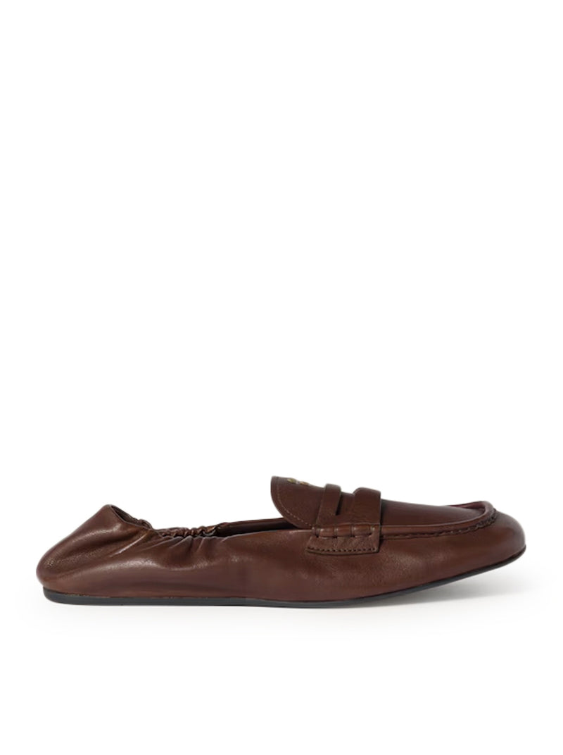 Miu Miu Women Nappa Leather Ruffled Loafers MIU MIU