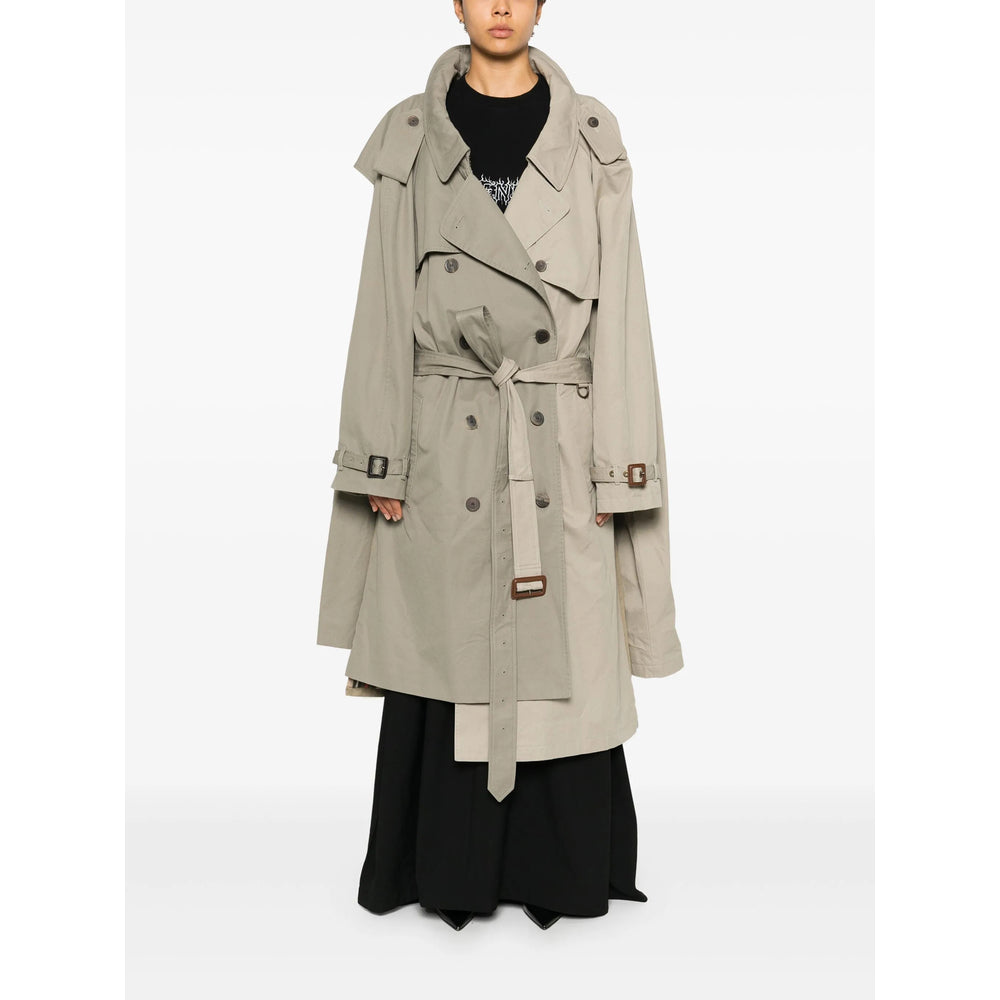 Balenciaga Neutrals Coats - Trench & Raincoats Women BALENCIAGA