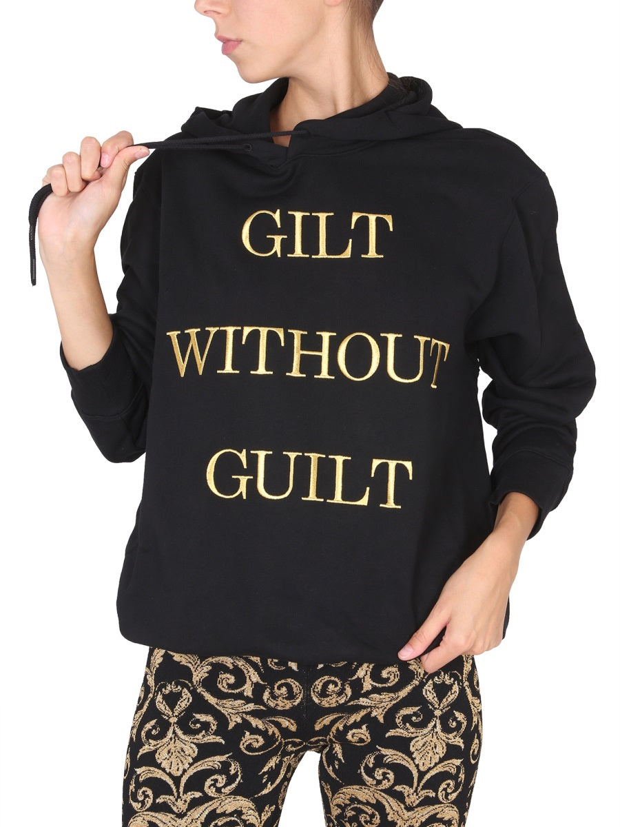 Moschino Women "Gilt Without Guilt" Sweatshirt MOSCHINO